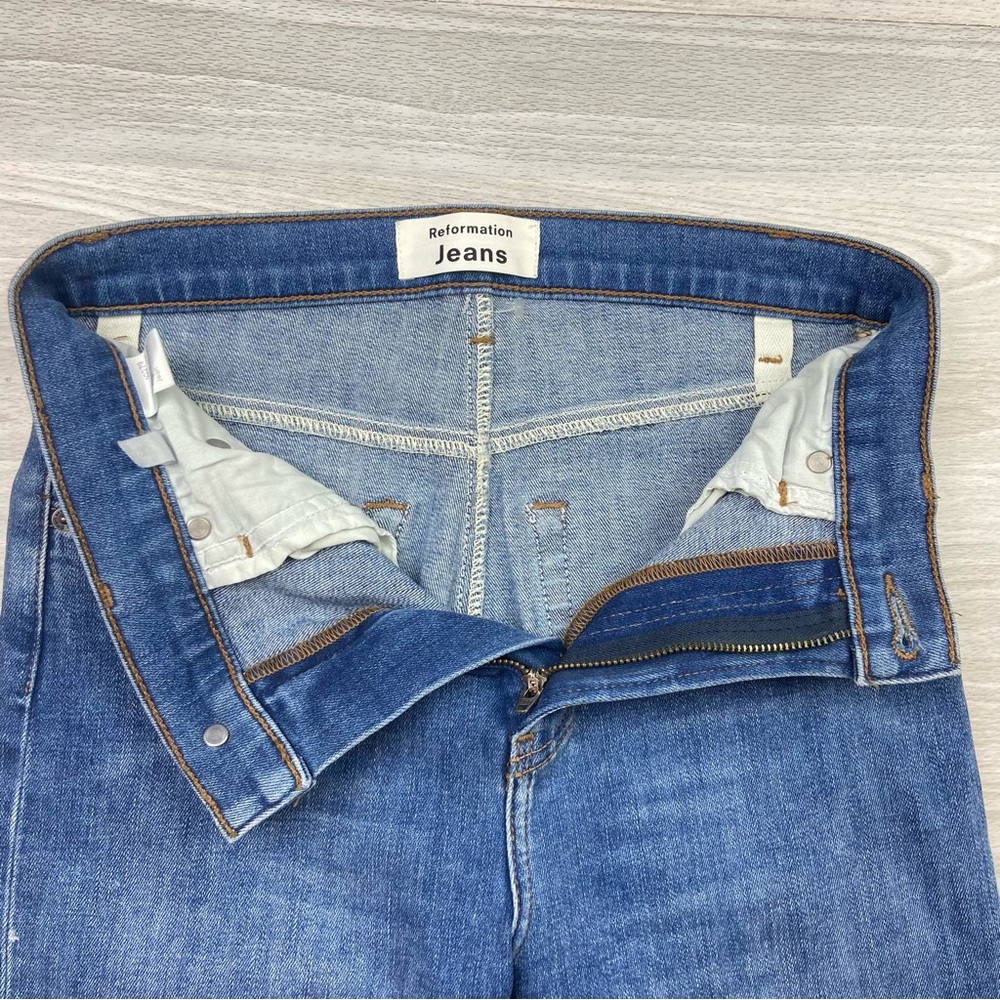 Reformation Darwin High Rise Skinny Jeans Size 25 Organic cotton blend - Picture 11 of 13